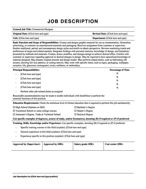 Example Bookmaker Job Description .